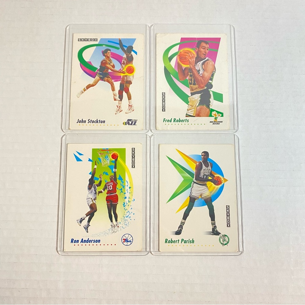 Basketball Trading Cards Lot of 4